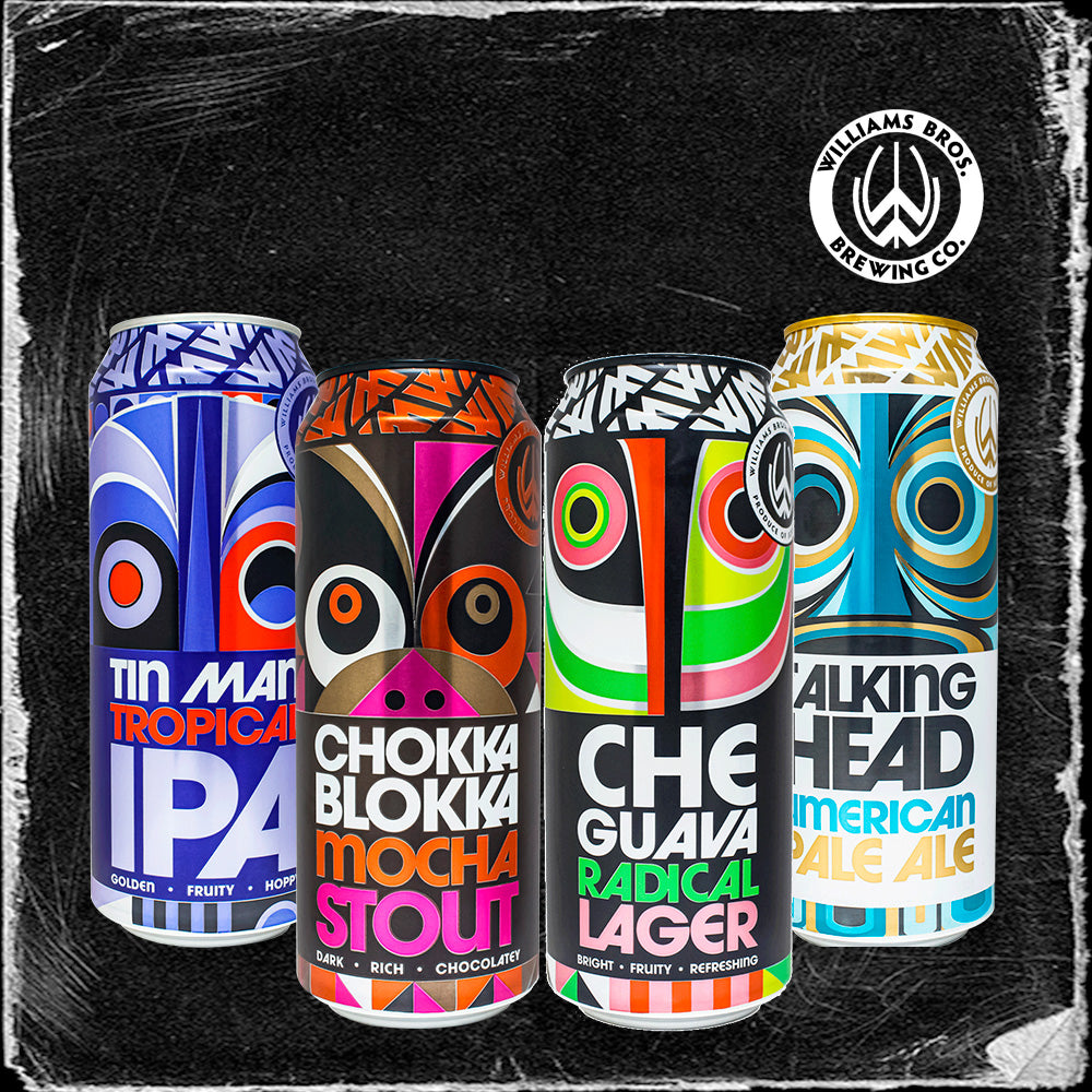 Pack 1 Che Guava 500ml + 1 Talking Head 500ml + 1 Tin Man 500ml + 1 Chokka Blokka 500ml